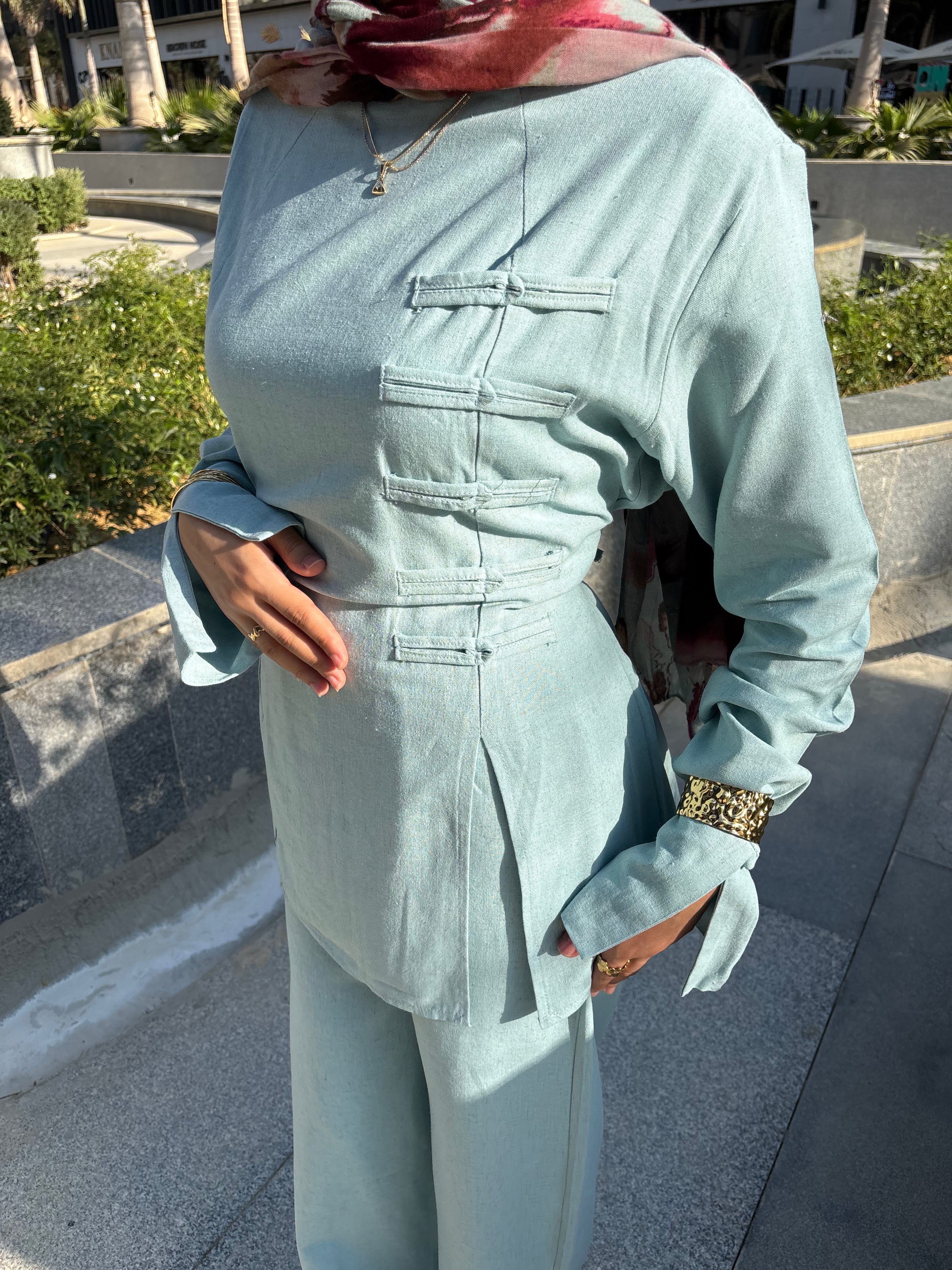 NOVA SUIT - DUSTY BLUE